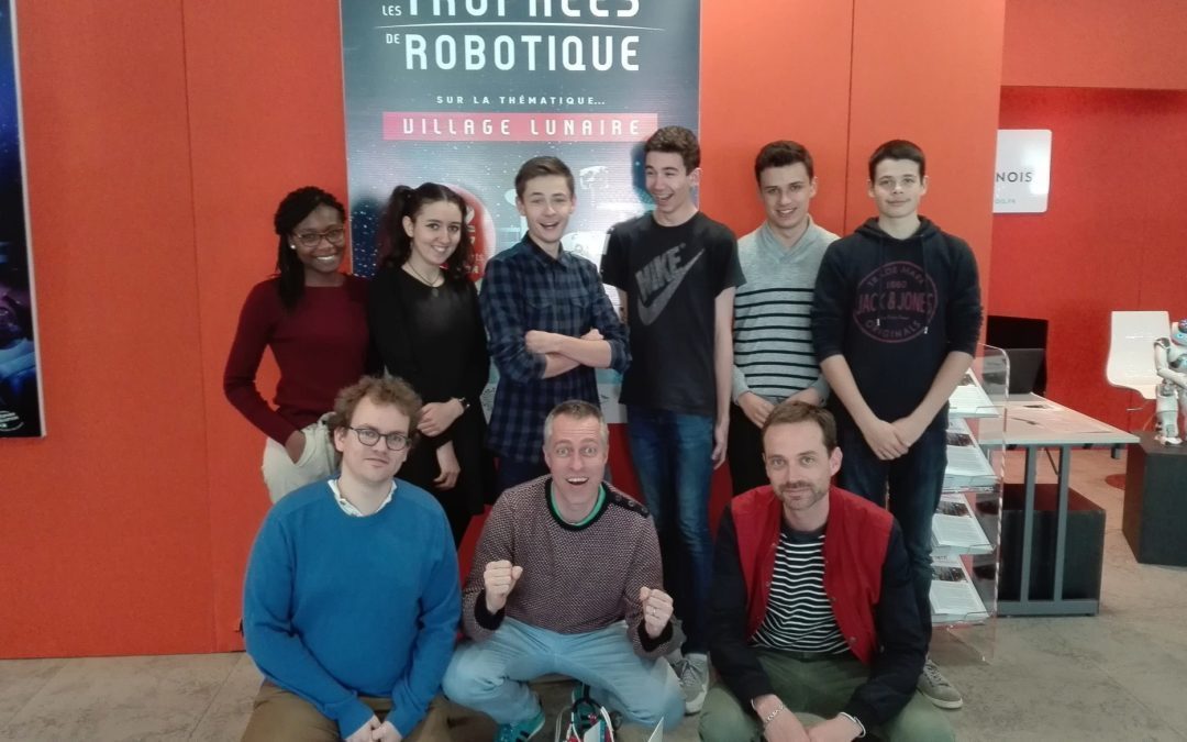 Félicitations aux élèves ayant participé aux championnats de France de robotique !!