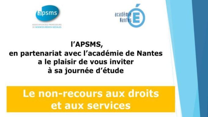 Journée d’étude de l’APSMS 2017