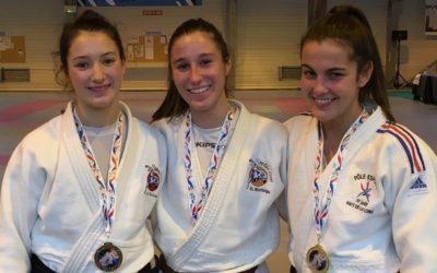 Résultats des athlètes du Pôle Espoirs Judo du mois de décembre