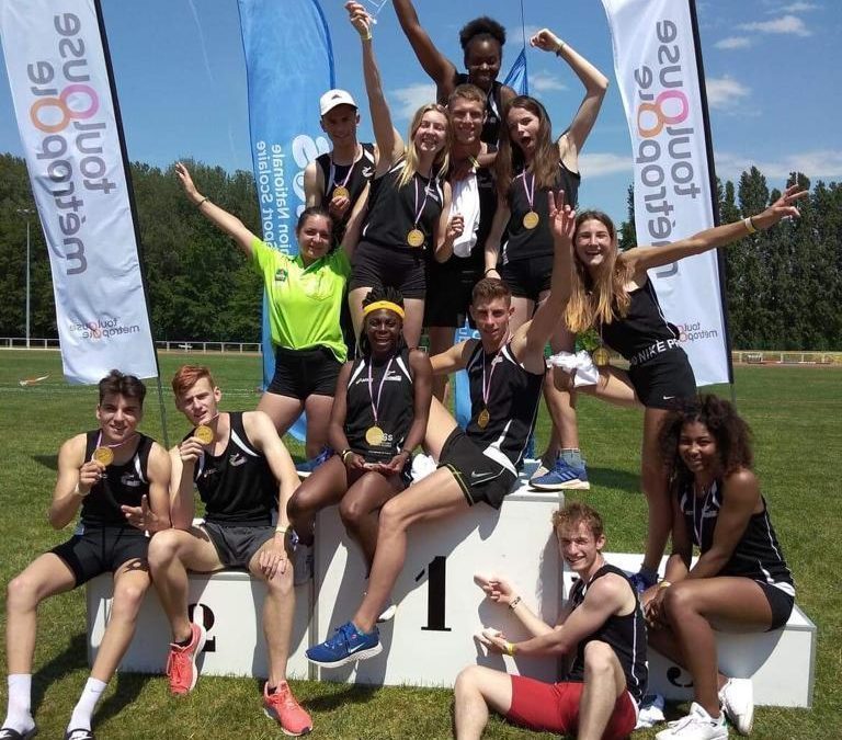 Un doublé en or historique pour le lycée La Colinière lors des Championnats de France UNSS d’athlétisme.